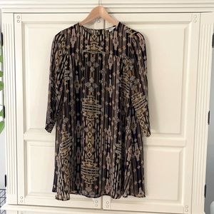 H&M airy trapeze cute dress w/ 3/4 sleeves